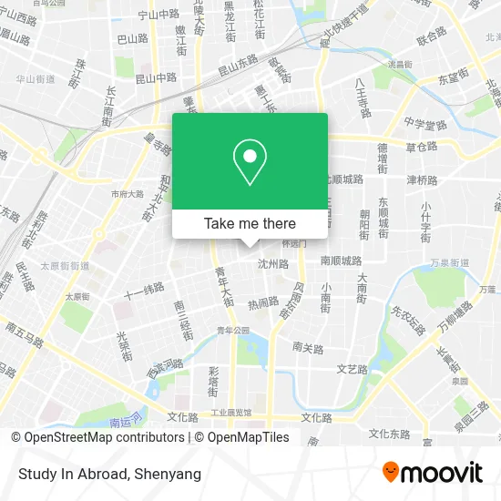 Study In Abroad map