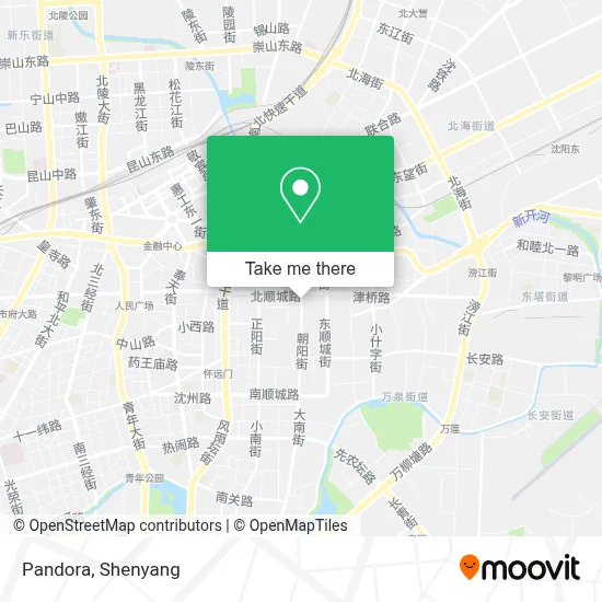 Pandora map