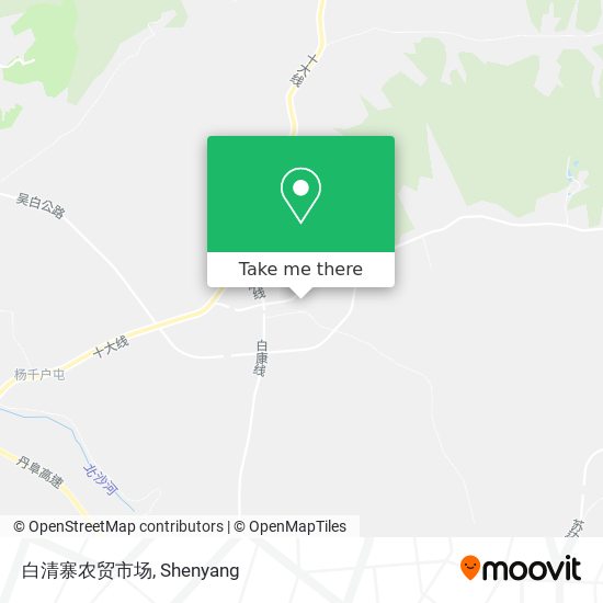 白清寨农贸市场 map