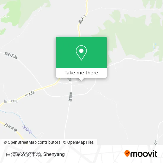 白清寨农贸市场 map