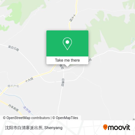 沈阳市白清寨派出所 map