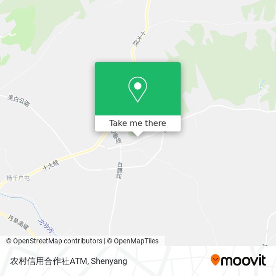 农村信用合作社ATM map