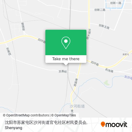 沈阳市苏家屯区沙河街道官屯社区村民委员会 map