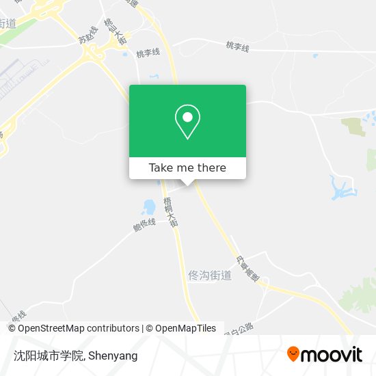 沈阳城市学院 map