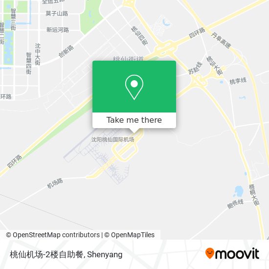 桃仙机场-2楼自助餐 map