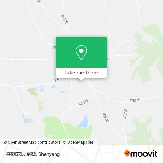 盛朝花园别墅 map