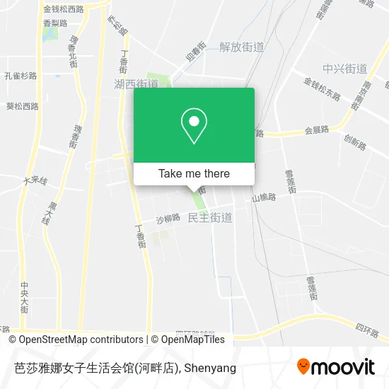 芭莎雅娜女子生活会馆(河畔店) map