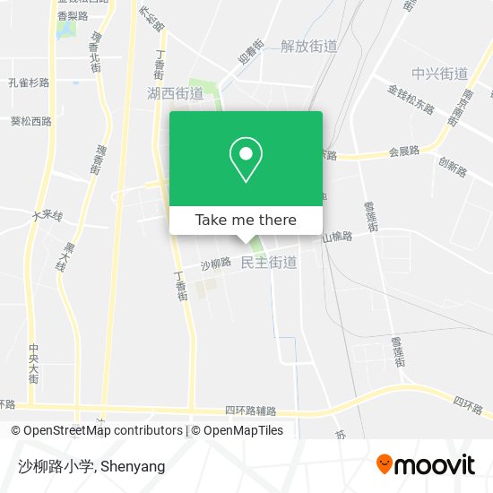 沙柳路小学 map