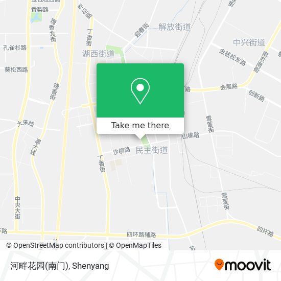 河畔花园(南门) map