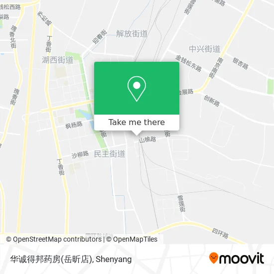 华诚得邦药房(岳昕店) map