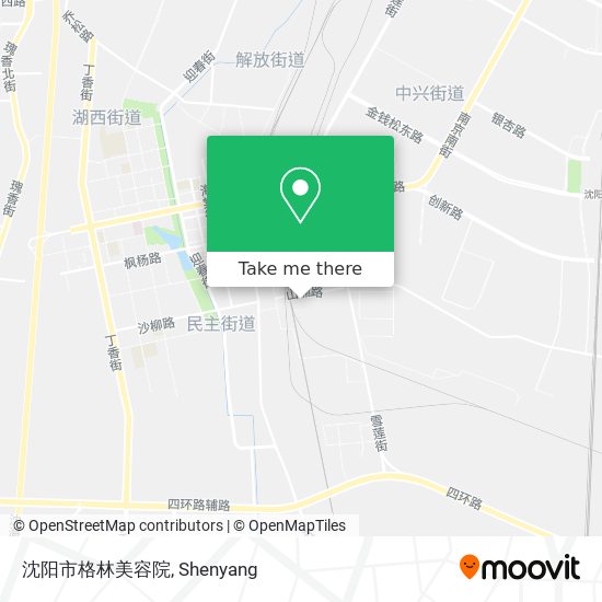 沈阳市格林美容院 map
