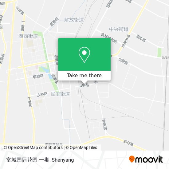 富城国际花园-一期 map