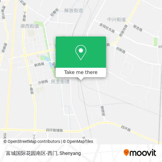 富城国际花园南区-西门 map
