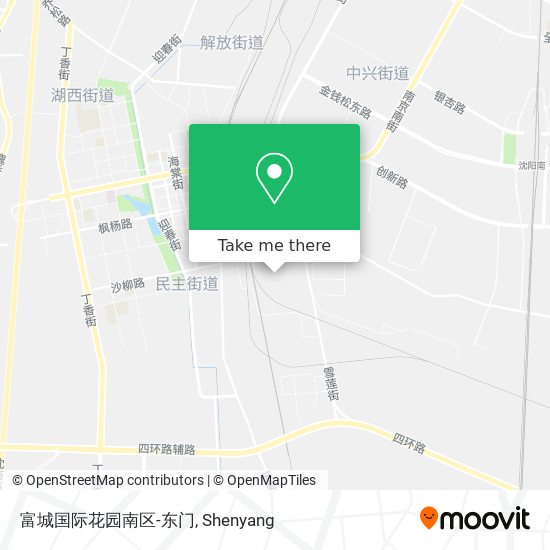 富城国际花园南区-东门 map