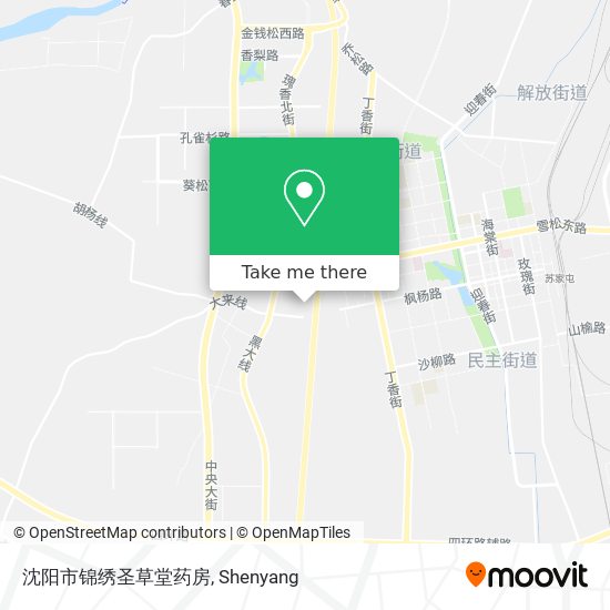 沈阳市锦绣圣草堂药房 map