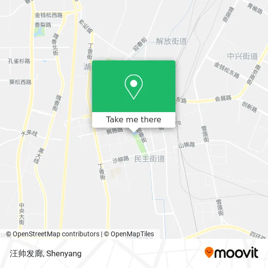 汪帅发廊 map