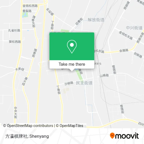 方瀛棋牌社 map