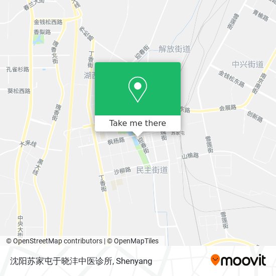 沈阳苏家屯于晓沣中医诊所 map