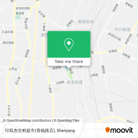 印双杰生鲜超市(香杨路店) map
