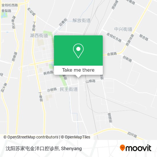 沈阳苏家屯金洋口腔诊所 map