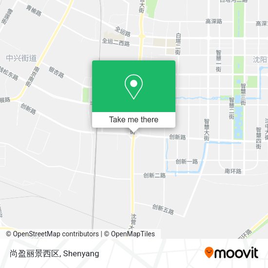 尚盈丽景西区 map
