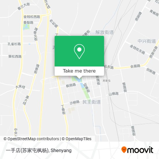 一手店(苏家屯枫杨) map