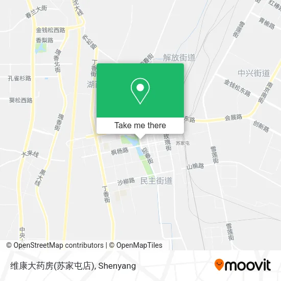 维康大药房(苏家屯店) map