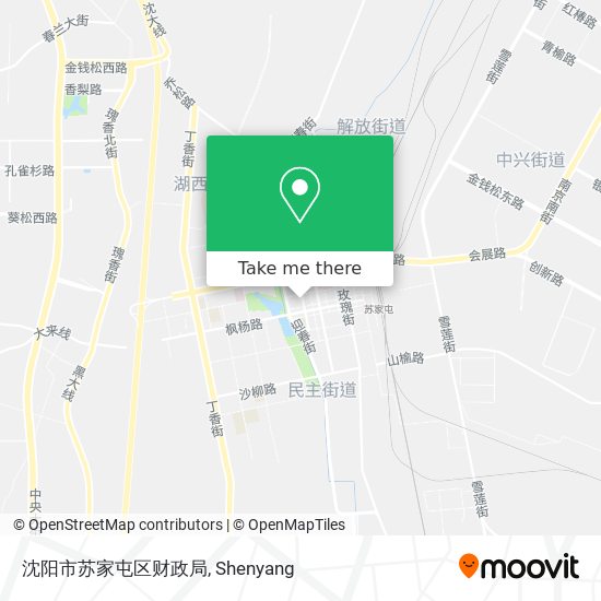 沈阳市苏家屯区财政局 map