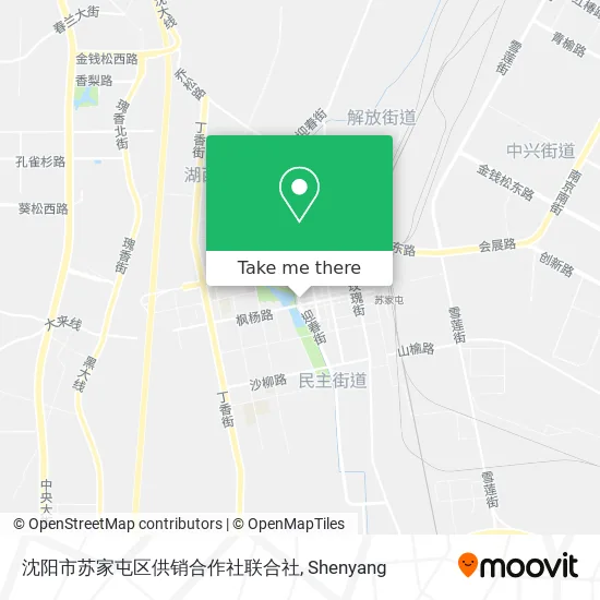 沈阳市苏家屯区供销合作社联合社 map