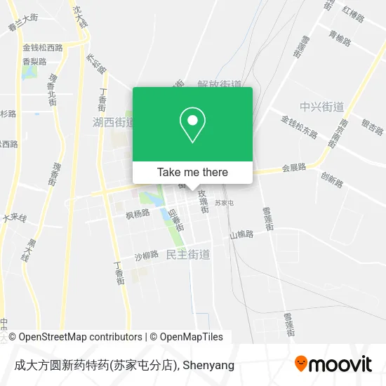 成大方圆新药特药(苏家屯分店) map