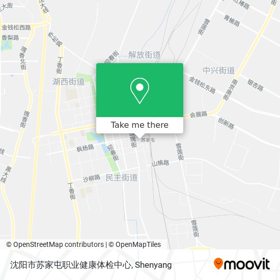 沈阳市苏家屯职业健康体检中心 map