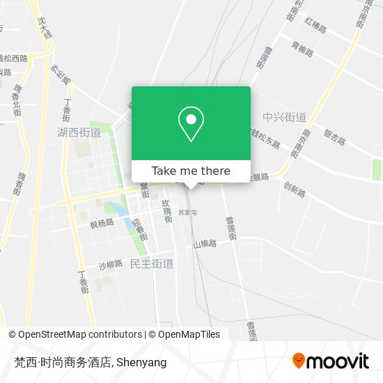 梵西·时尚商务酒店 map