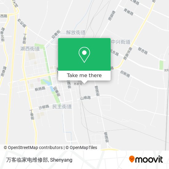 万客临家电维修部 map