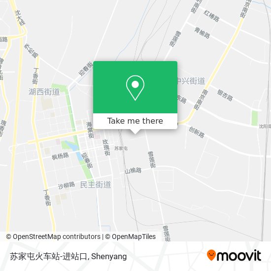 苏家屯火车站-进站口 map