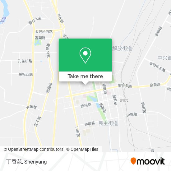 丁香苑 map