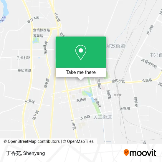 丁香苑 map