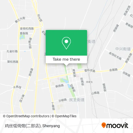 鸡丝馄饨馆(二部店) map