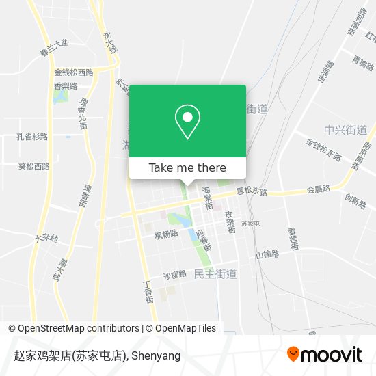 赵家鸡架店(苏家屯店) map