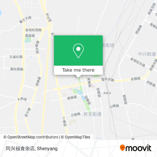 同兴福食杂店 map