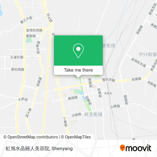 虹旭水晶丽人美容院 map