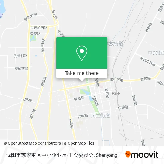 沈阳市苏家屯区中小企业局-工会委员会 map