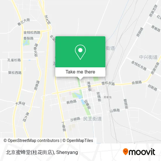 北京蜜蜂堂(桂花街店) map