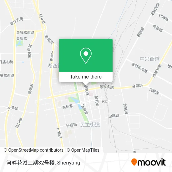 河畔花城二期32号楼 map