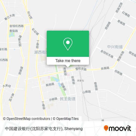 中国建设银行(沈阳苏家屯支行) map
