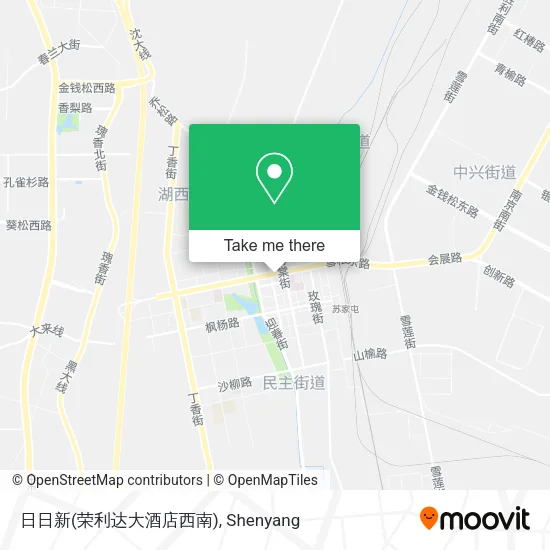 日日新(荣利达大酒店西南) map