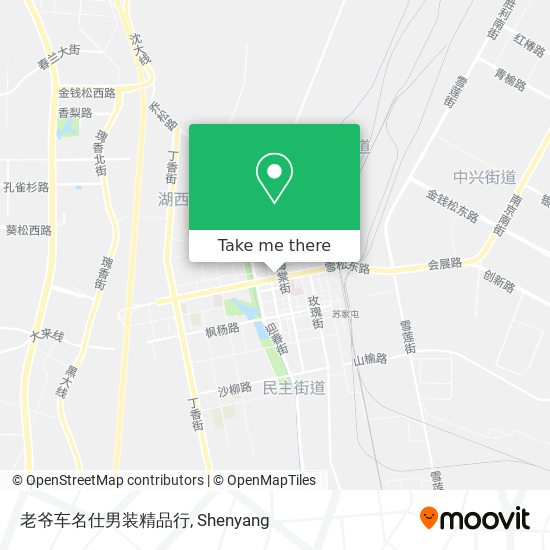老爷车名仕男装精品行 map