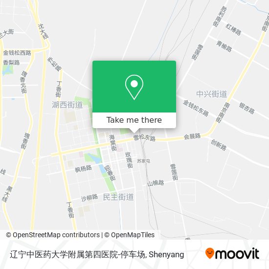 辽宁中医药大学附属第四医院-停车场 map