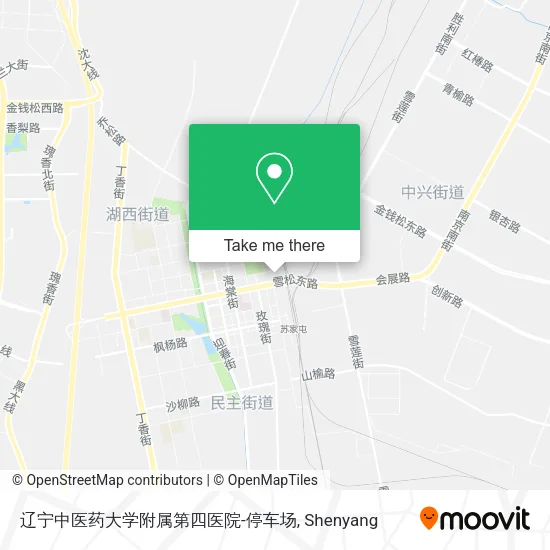 辽宁中医药大学附属第四医院-停车场 map