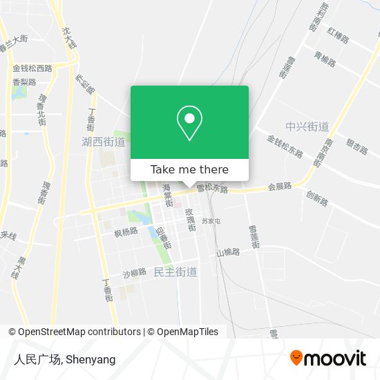 人民广场 map