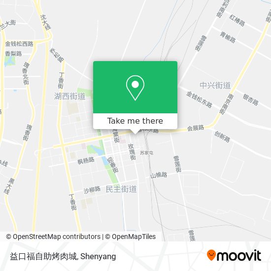 益口福自助烤肉城 map
